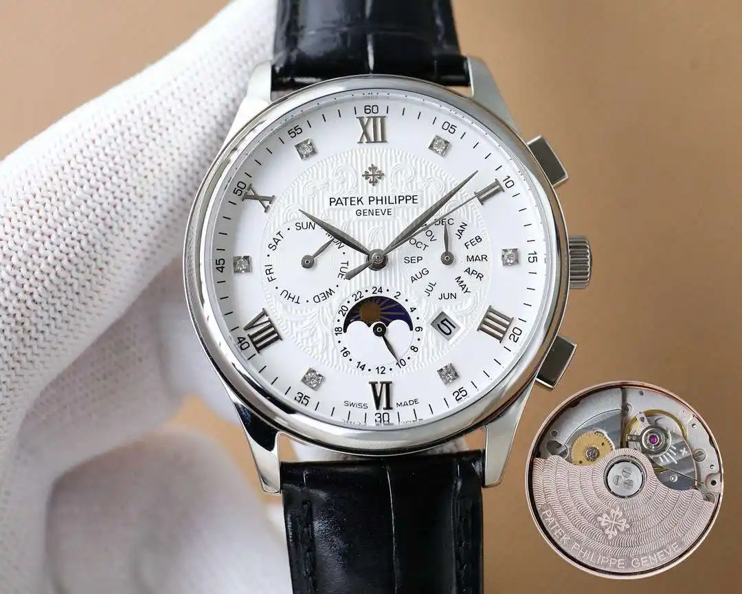 General Watches Breitling Watch Bai@Li men's watch with original fully automatic mechanical movement, top-grade 316 stainless steel case and strap, mineral super mirror, diameter 42mm KK09850 view 6