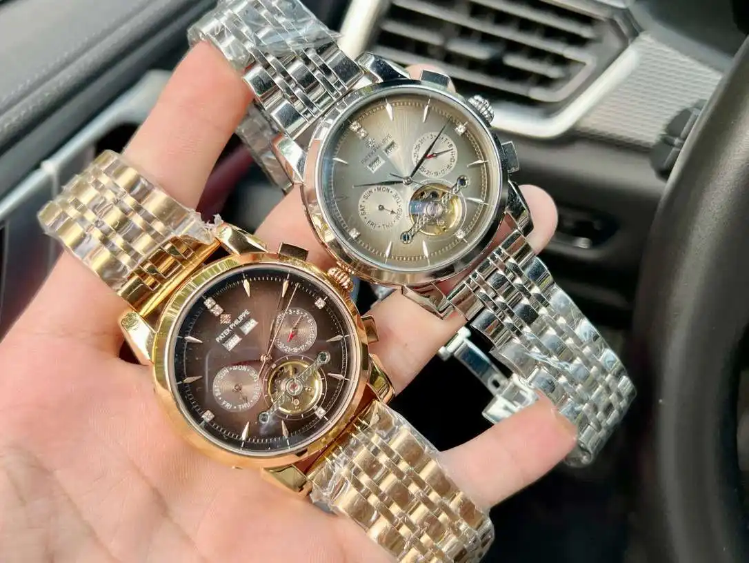 General Watches Watch, men's watch with original fully automatic mechanical movement, top-grade 316 stainless steel case and strap, mineral super mirror, diameter 42cm KK05050 view 3