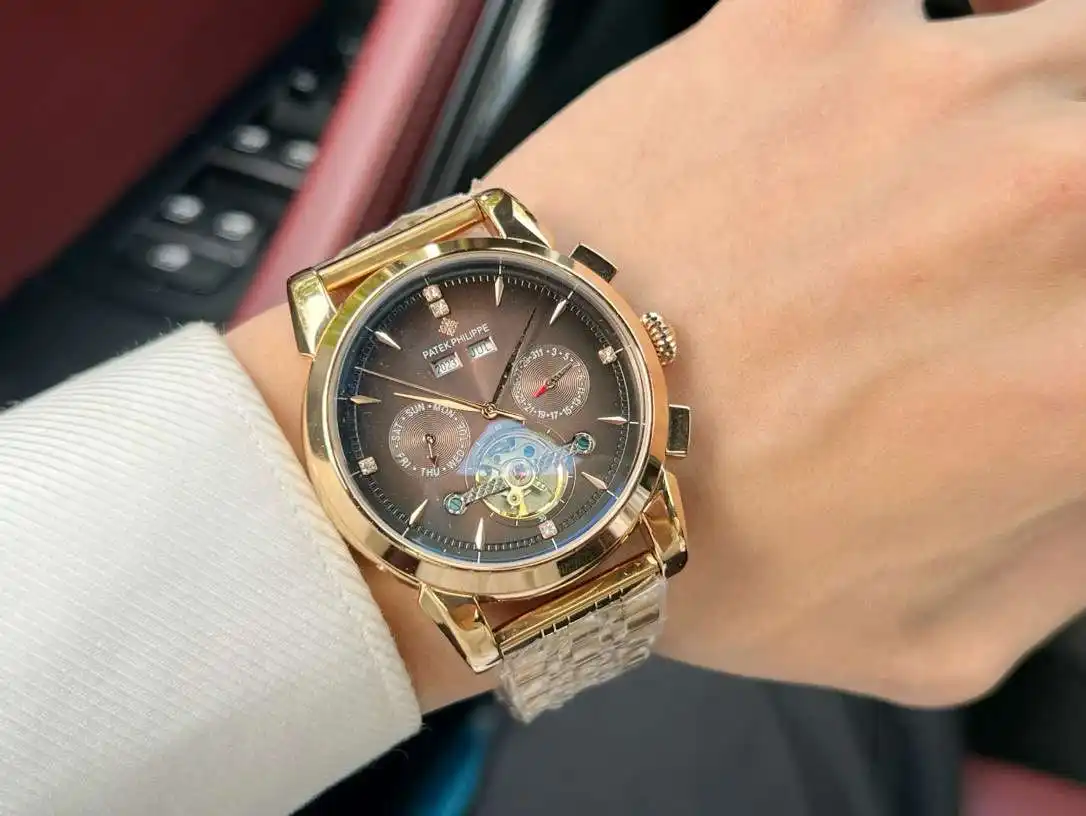 General Watches Watch, men's watch with original fully automatic mechanical movement, top-grade 316 stainless steel case and strap, mineral super mirror, diameter 42cm KK05050 view 4