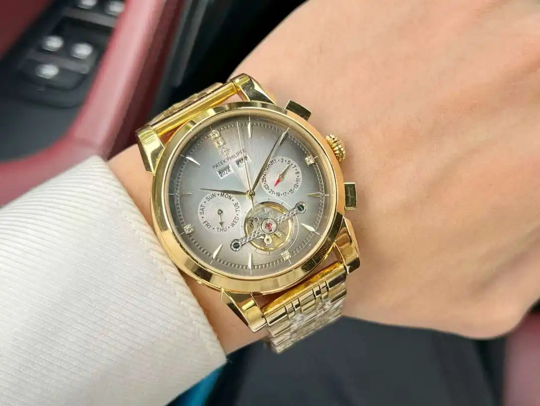General Watches Watch, men's watch with original fully automatic mechanical movement, top-grade 316 stainless steel case and strap, mineral super mirror, diameter 42cm KK05050 view 5