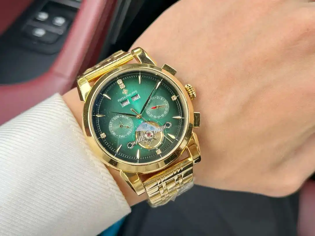 General Watches Watch, men's watch with original fully automatic mechanical movement, top-grade 316 stainless steel case and strap, mineral super mirror, diameter 42cm KK05050 view 8