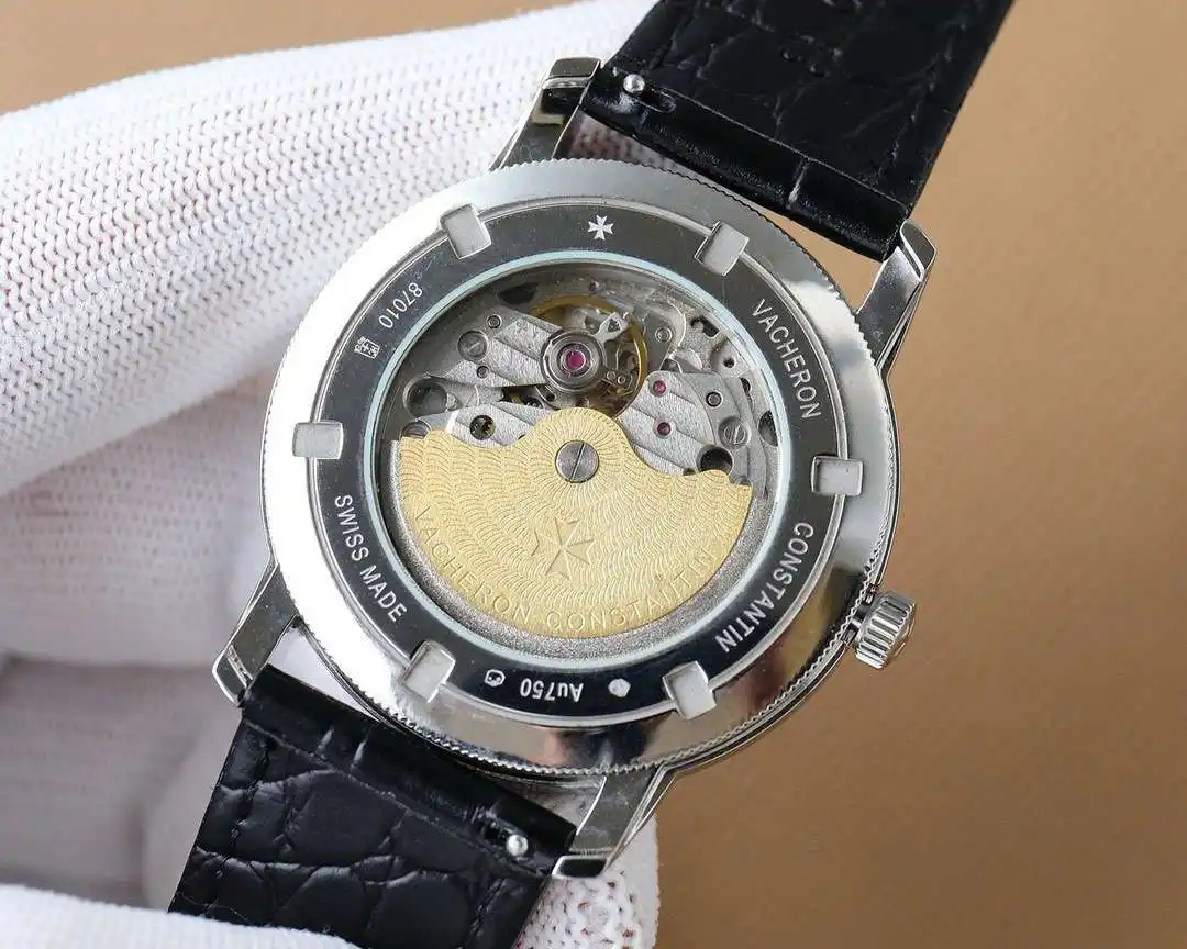 General Watches Watch Men's watch with original fully automatic mechanical movement, top-grade 316 stainless steel case and strap, mineral super mirror, diameter 41cm KK07850 1 view 2