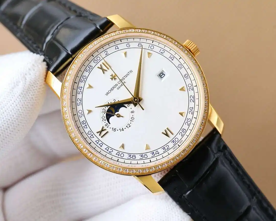 General Watches Watch Men's watch with original fully automatic mechanical movement, top-grade 316 stainless steel case and strap, mineral super mirror, diameter 41cm KK07850 1 view 8