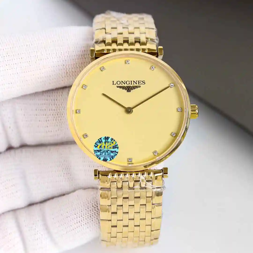 General Watches Longines watch for men with original fully automatic mechanical movement, top grade 316 precision steel case with mineral super strong mirror diameter of 39mm kk09800 2 view 9