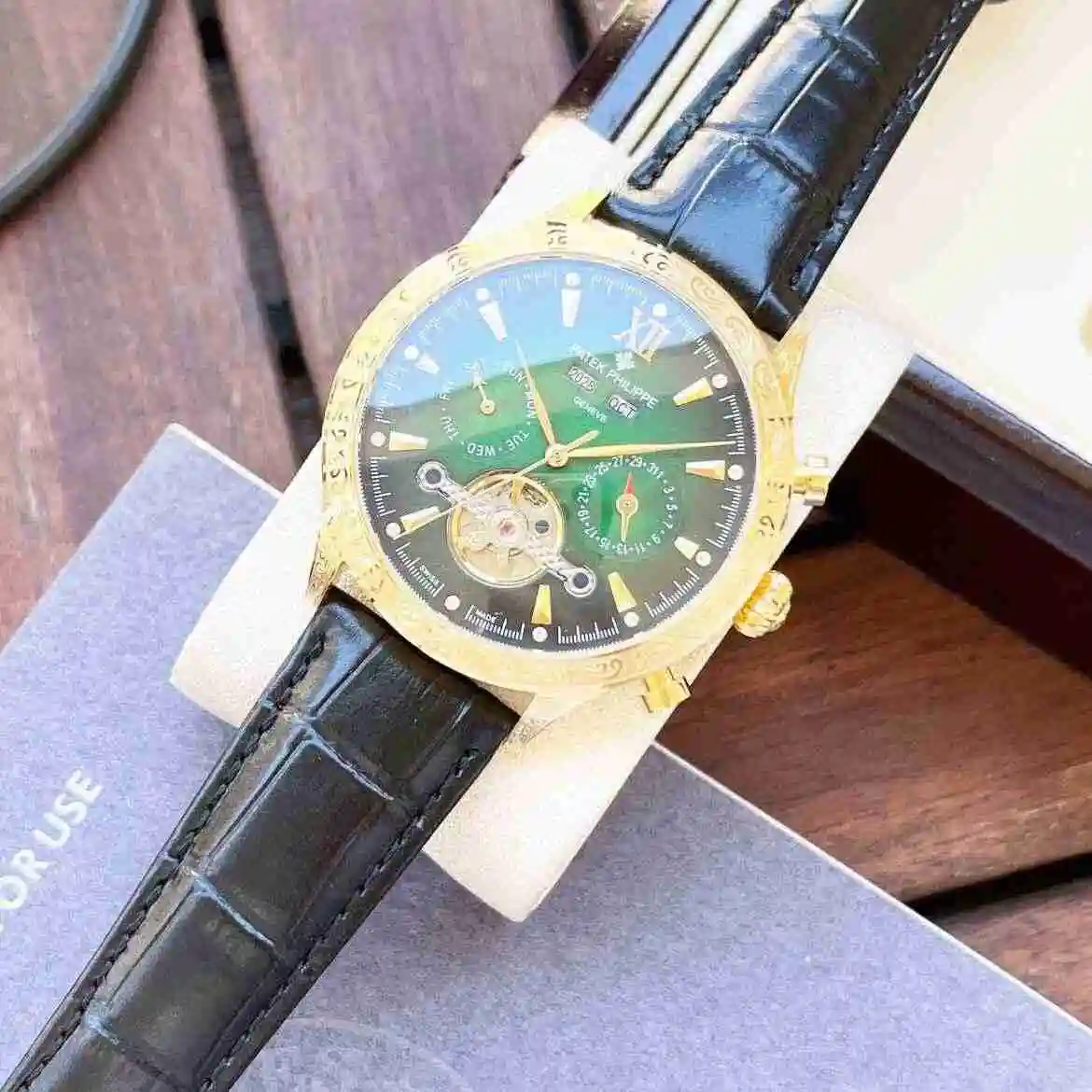 General Watches Patek Philippe Watch Men's Watch Paired with Original Fully Automatic Mechanical Movement Top Grade 316 Precision Steel Case Case with Mineral Super Strong Mirror Diameter 42mm KK06300 view 3