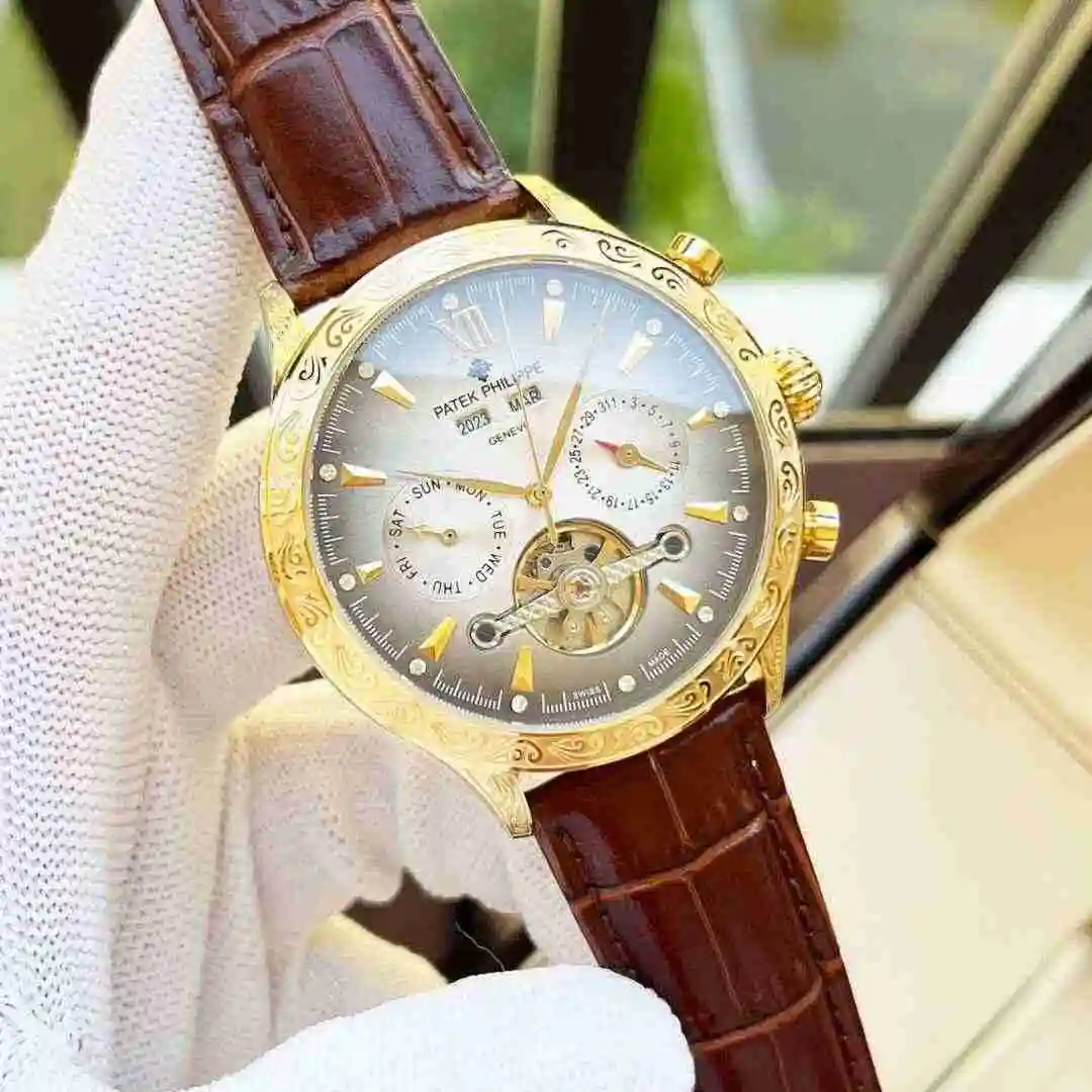 General Watches Patek Philippe Watch Men's Watch Paired with Original Fully Automatic Mechanical Movement Top Grade 316 Precision Steel Case Case with Mineral Super Strong Mirror Diameter 42mm KK06300 view 7