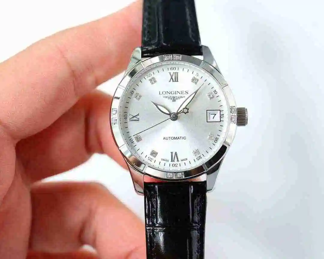 General Watches Longines watch for women with original fully automatic mechanical movement, top grade 316 precision steel case with mineral super strong mirror diameter 33mm kk07500 view 6