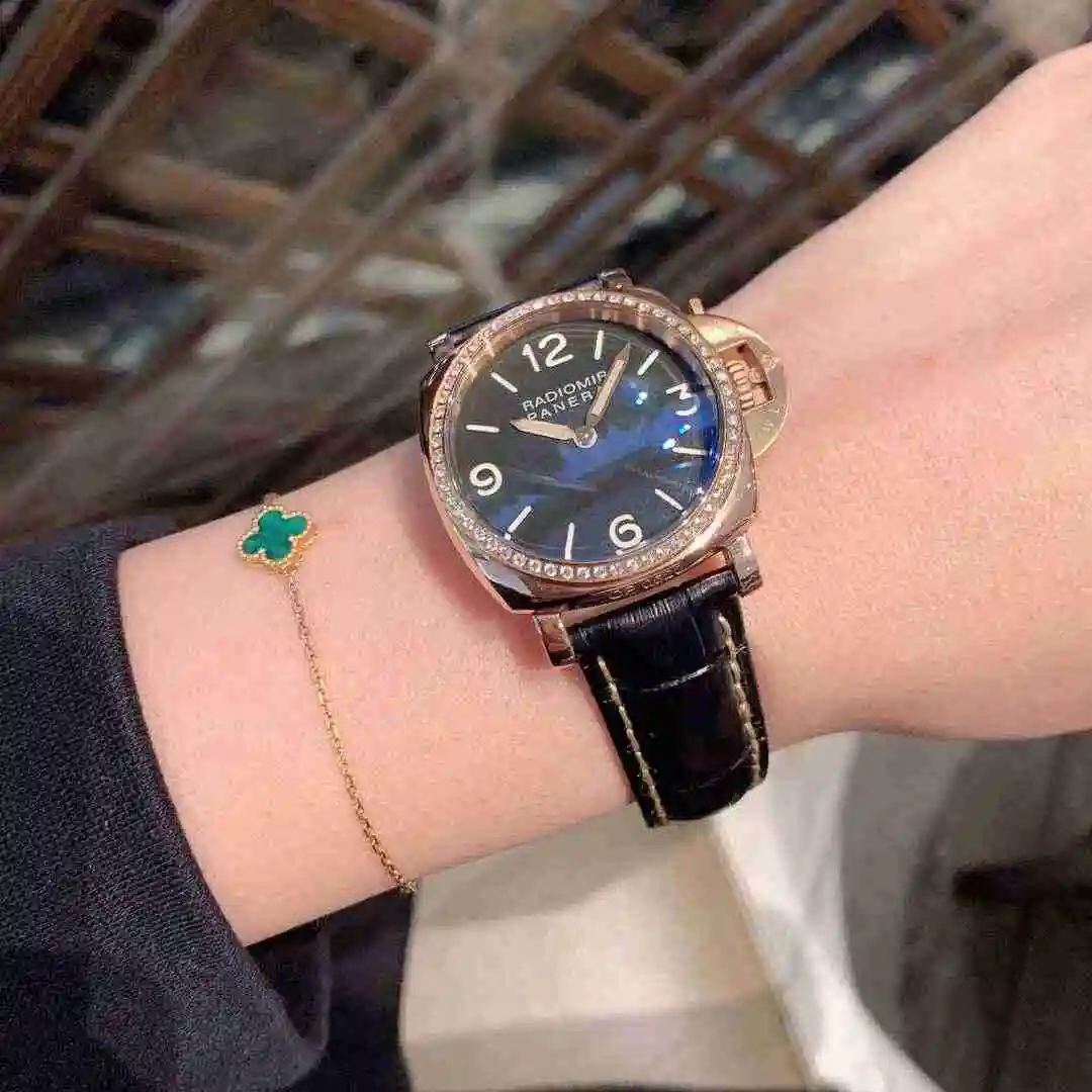 General Watches Panerai Peinahai Watch Women's Watch Paired with Original Fully Automatic Mechanical Movement Top Grade 316 Precision Steel Case with Mineral Super Strong Mirror Diameter 35mm KK03450 view 4
