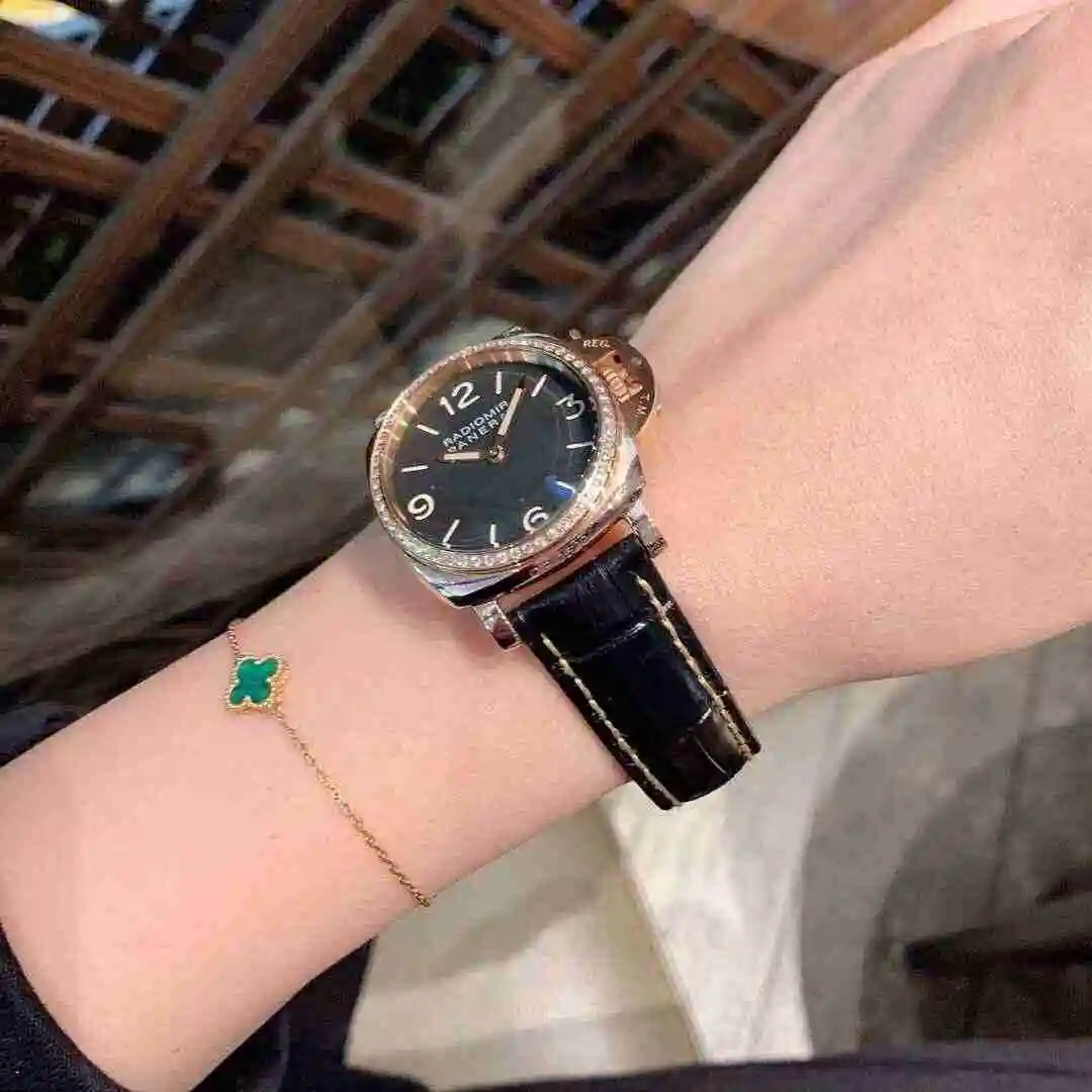 General Watches Panerai Peinahai Watch Women's Watch Paired with Original Fully Automatic Mechanical Movement Top Grade 316 Precision Steel Case with Mineral Super Strong Mirror Diameter 35mm KK03450 view 5