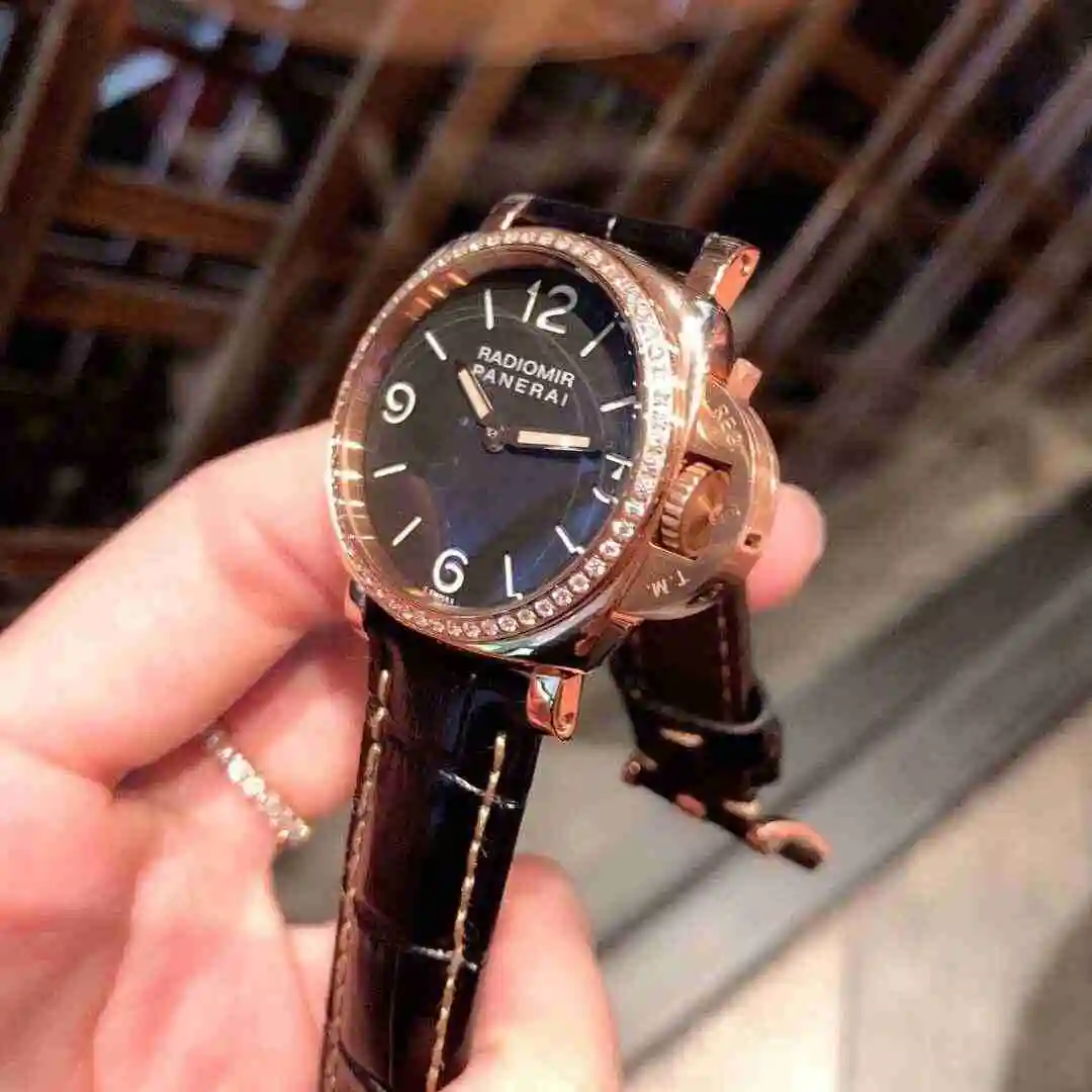 General Watches Panerai Peinahai Watch Women's Watch Paired with Original Fully Automatic Mechanical Movement Top Grade 316 Precision Steel Case with Mineral Super Strong Mirror Diameter 35mm KK03450 view 6