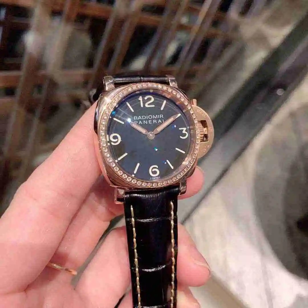 General Watches Panerai Peinahai Watch Women's Watch Paired with Original Fully Automatic Mechanical Movement Top Grade 316 Precision Steel Case with Mineral Super Strong Mirror Diameter 35mm KK03450 view 8