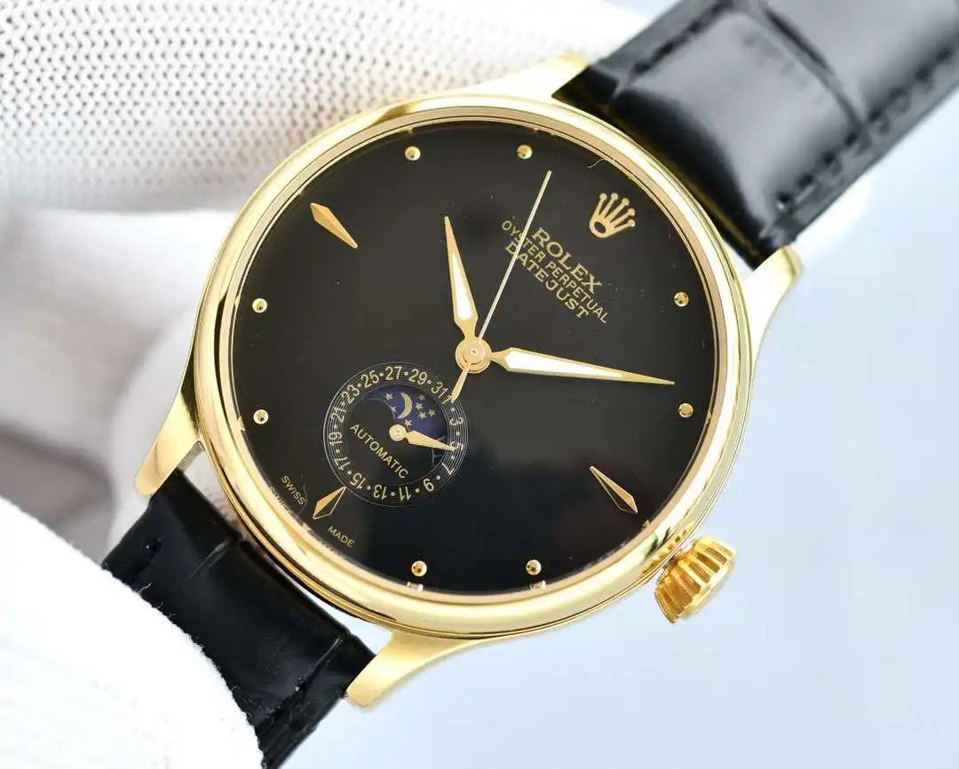 General Watches Watch Rolex men's watch with original fully automatic mechanical movement, top-grade 316 stainless steel case and strap, mineral super mirror, diameter 40mm KK06850 1 view 7