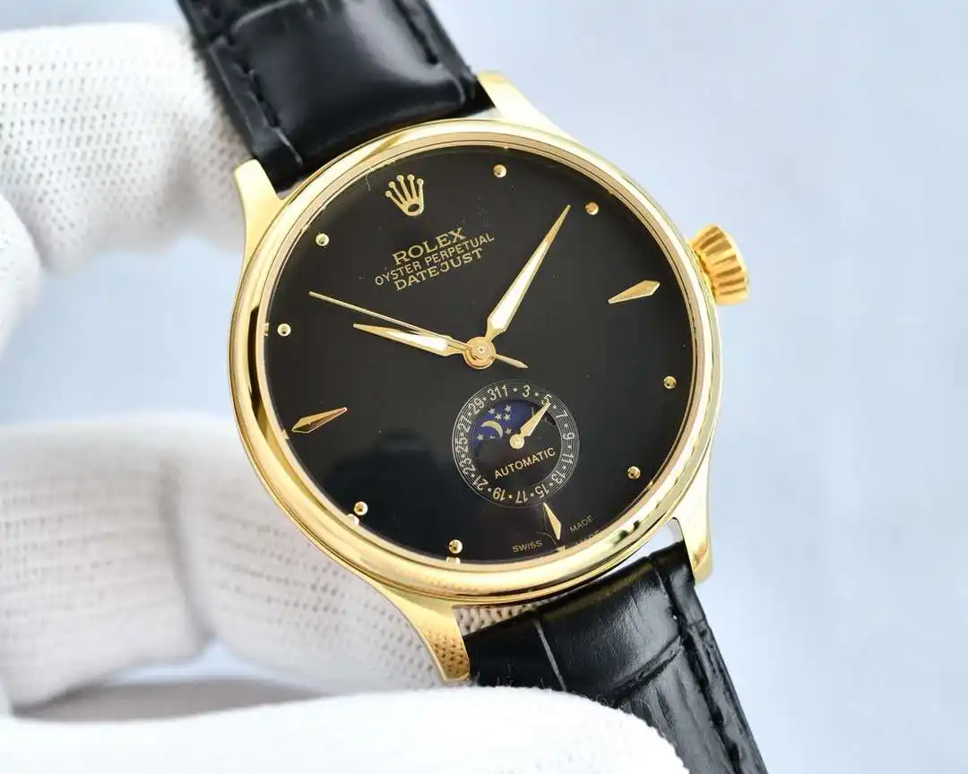 General Watches Watch Rolex men's watch with original fully automatic mechanical movement, top-grade 316 stainless steel case and strap, mineral super mirror, diameter 40mm KK06850 1 view 9