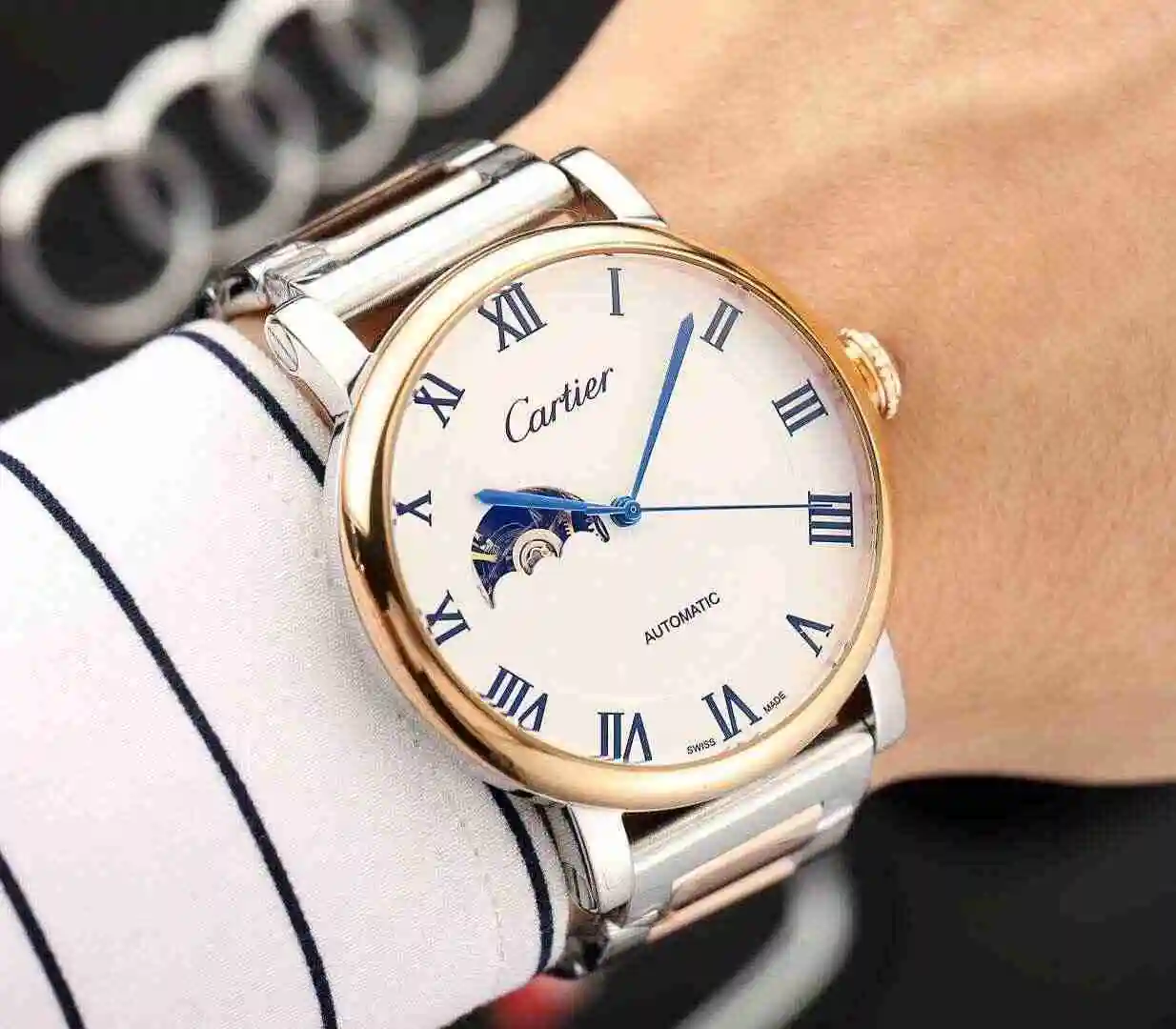 General Watches Cartier white 350 rose 370 steel+20 Watch view 7