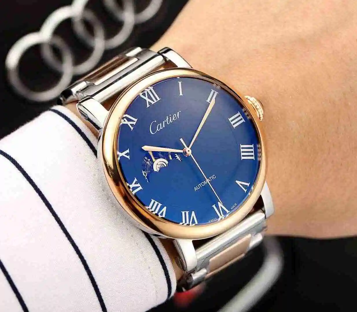 General Watches Cartier white 350 rose 370 steel+20 Watch view 8