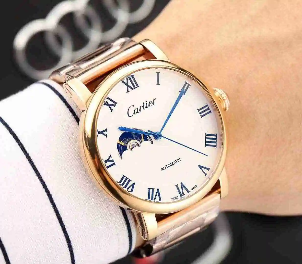 General Watches Cartier white 350 rose 370 steel+20 Watch view 9