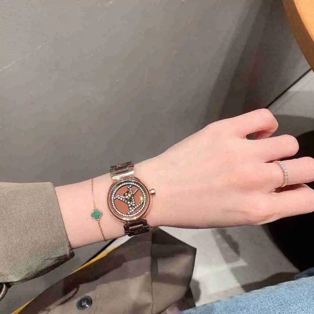 General Watches LV watch for women with original fully automatic mechanical movement, top grade 316 precision steel case with mineral super strong mirror diameter 33mm KK02650 2 view 2