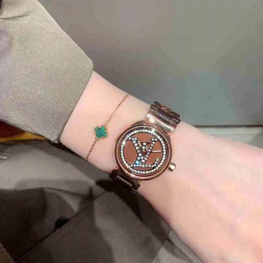 General Watches LV watch for women with original fully automatic mechanical movement, top grade 316 precision steel case with mineral super strong mirror diameter 33mm KK02650 2 view 6