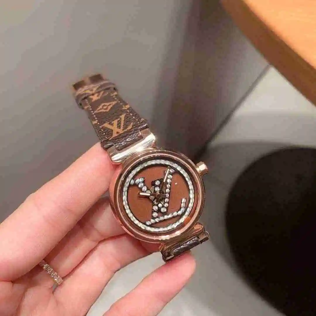 General Watches LV watch for women with original fully automatic mechanical movement, top grade 316 precision steel case with mineral super strong mirror diameter 33mm KK02650 2 view 8