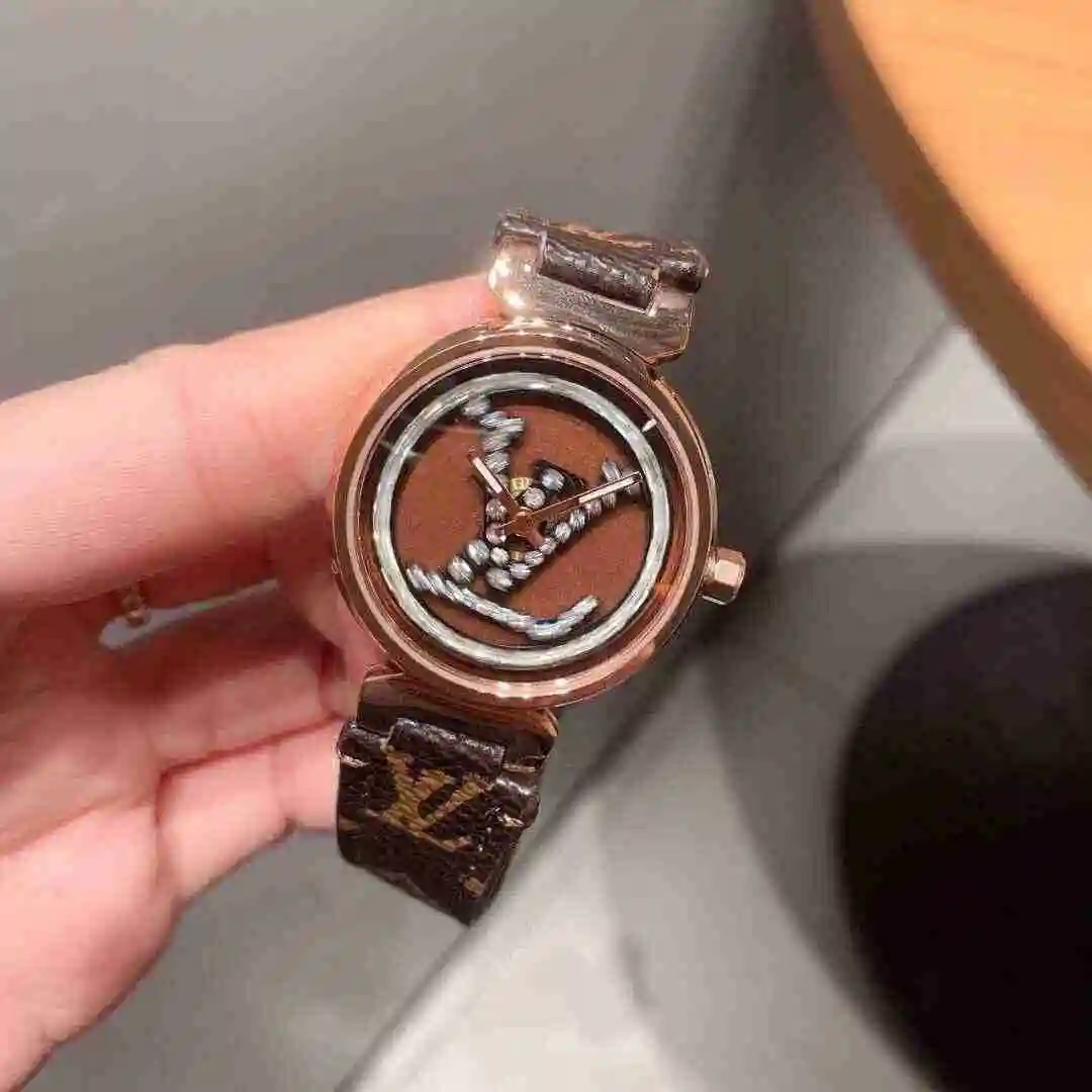 General Watches LV watch for women with original fully automatic mechanical movement, top grade 316 precision steel case with mineral super strong mirror diameter 33mm KK02650 2 view 9