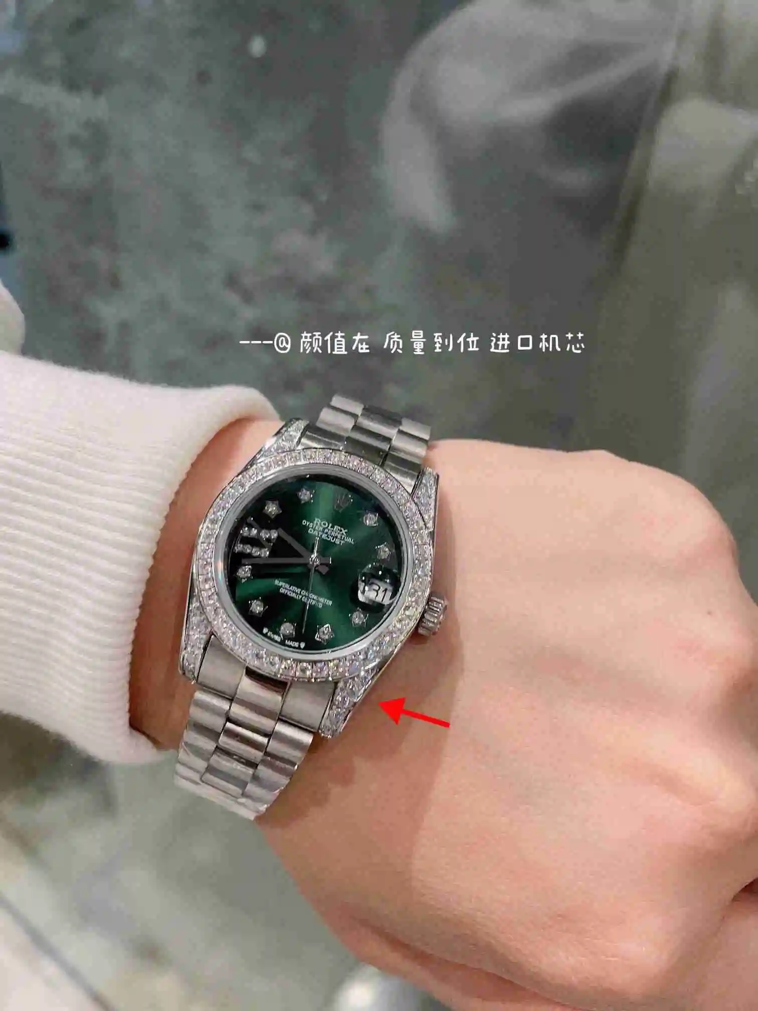 General Watches Rolex Watch Women's Watch Paired with Original Fully Automatic Mechanical Movement Top Grade 316 Precision Steel Case with Mineral Super Strong Mirror Diameter 31cm KK03050 2 view 3