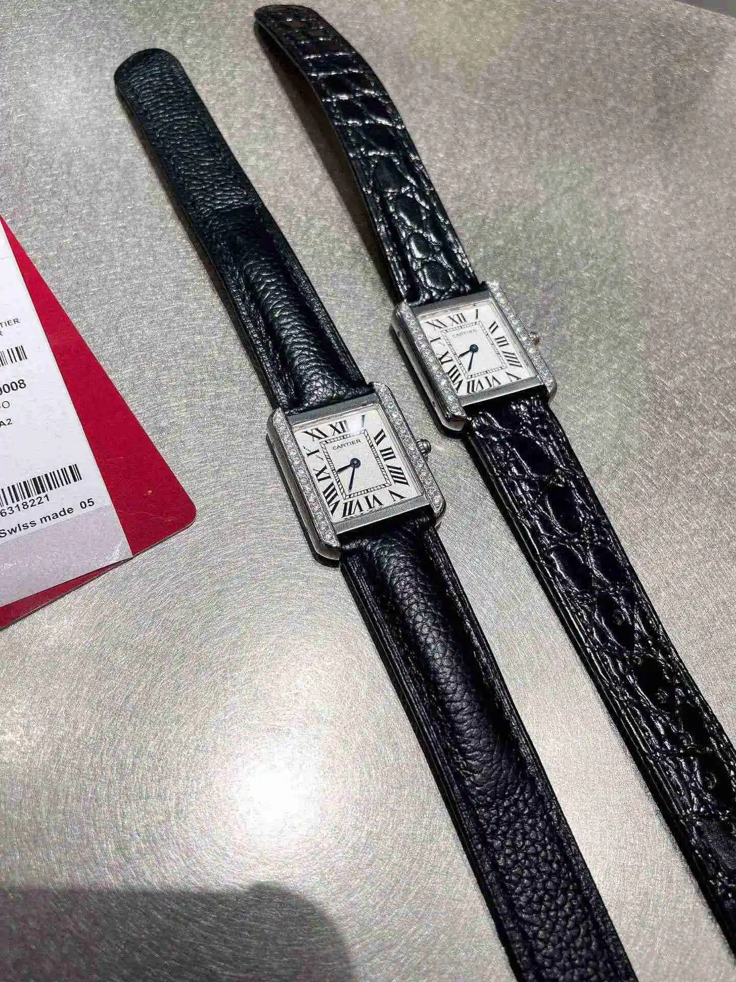 General Watches Cartier Watch Couple Watch Paired with Original Fully Automatic Mechanical Movement Top grade 316 Precision Steel Case Case with Mineral Super Strong Mirror Diameter 27MMX34MM KK03150 view 9