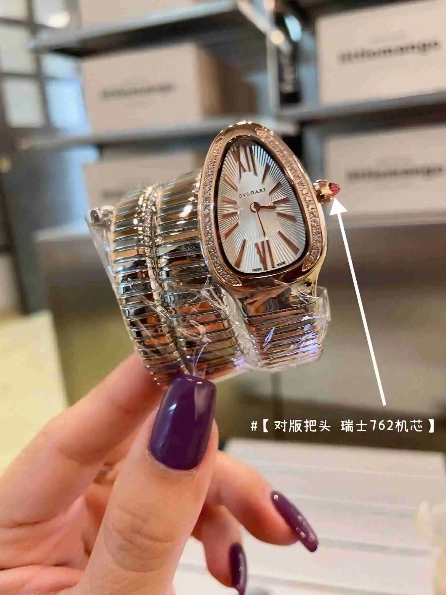 General Watches Bvlgari Bulgari women's watch paired with original fully automatic mechanical movement, top grade 316 precision steel case with mineral super strong mirror surface KK02850 3 view 6
