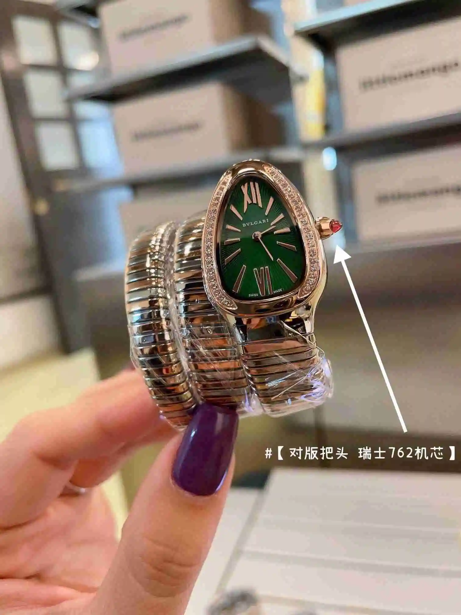 General Watches Bvlgari Bulgari women's watch paired with original fully automatic mechanical movement, top grade 316 precision steel case with mineral super strong mirror surface KK02850 3 view 7