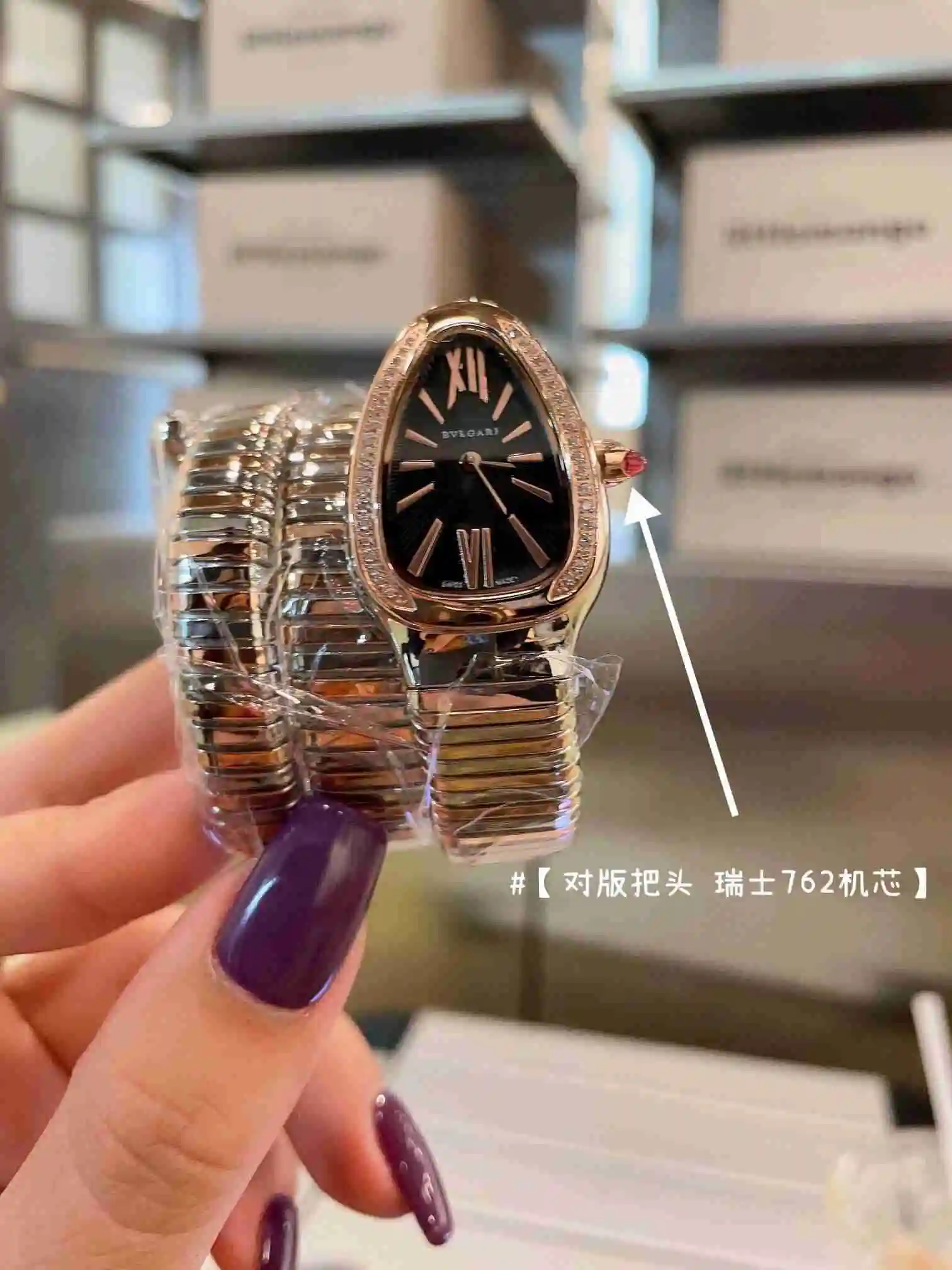 General Watches Bvlgari Bulgari women's watch paired with original fully automatic mechanical movement, top grade 316 precision steel case with mineral super strong mirror surface KK02850 3 view 9