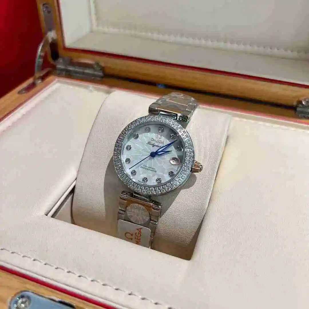 General Watches Omega Watch Women's Watch Paired with Original Fully Automatic Mechanical Movement Top Grade 316 Precision Steel Case with Mineral Super Strong Mirror Diameter 30mm KK03050 3 view 5