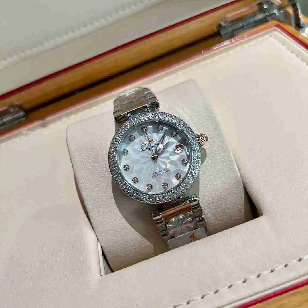 General Watches Omega Watch Women's Watch Paired with Original Fully Automatic Mechanical Movement Top Grade 316 Precision Steel Case with Mineral Super Strong Mirror Diameter 30mm KK03050 3 view 7