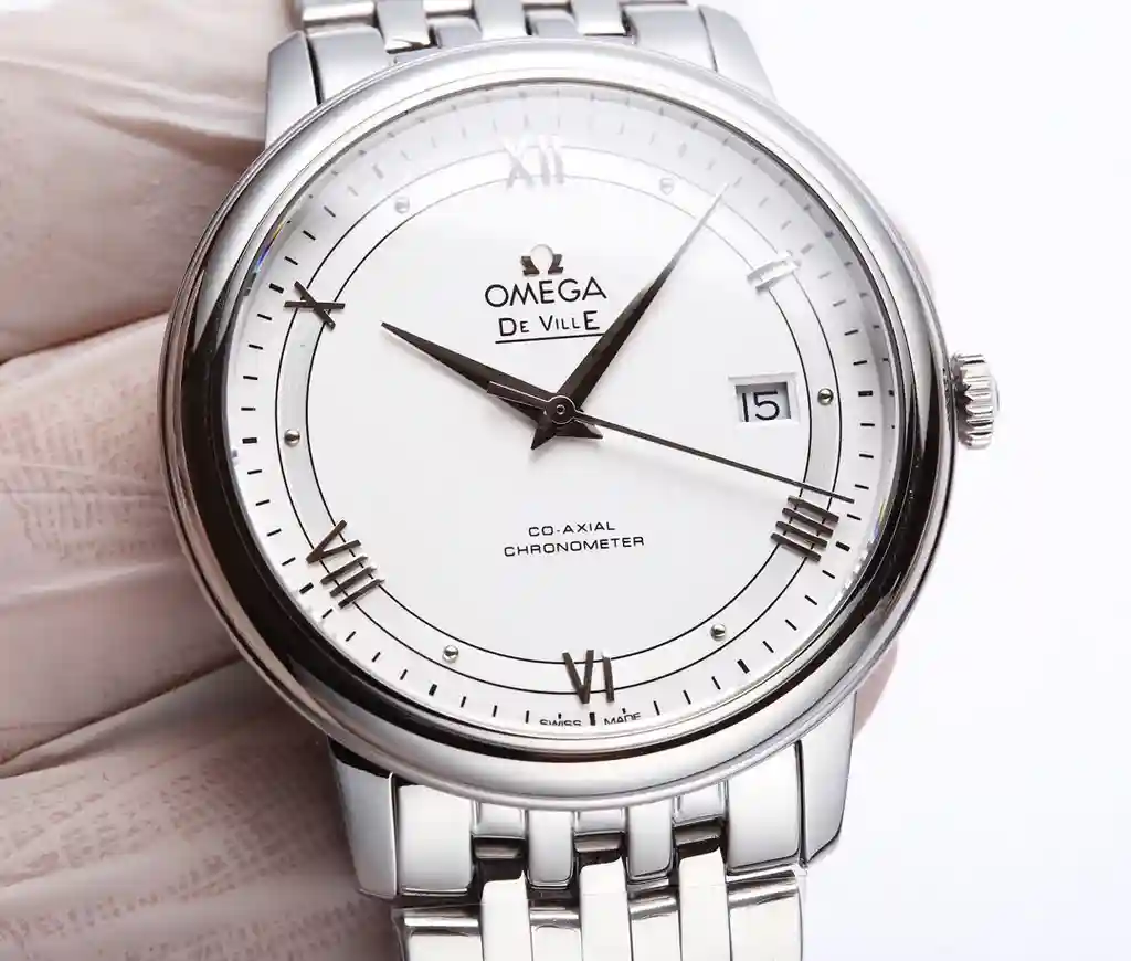 General Watches Omega Ou@mega watch men's watch with original fully automatic mechanical movement top 316 stainless steel case strap mineral super mirror diameter 40mm KK05350 2 view 7