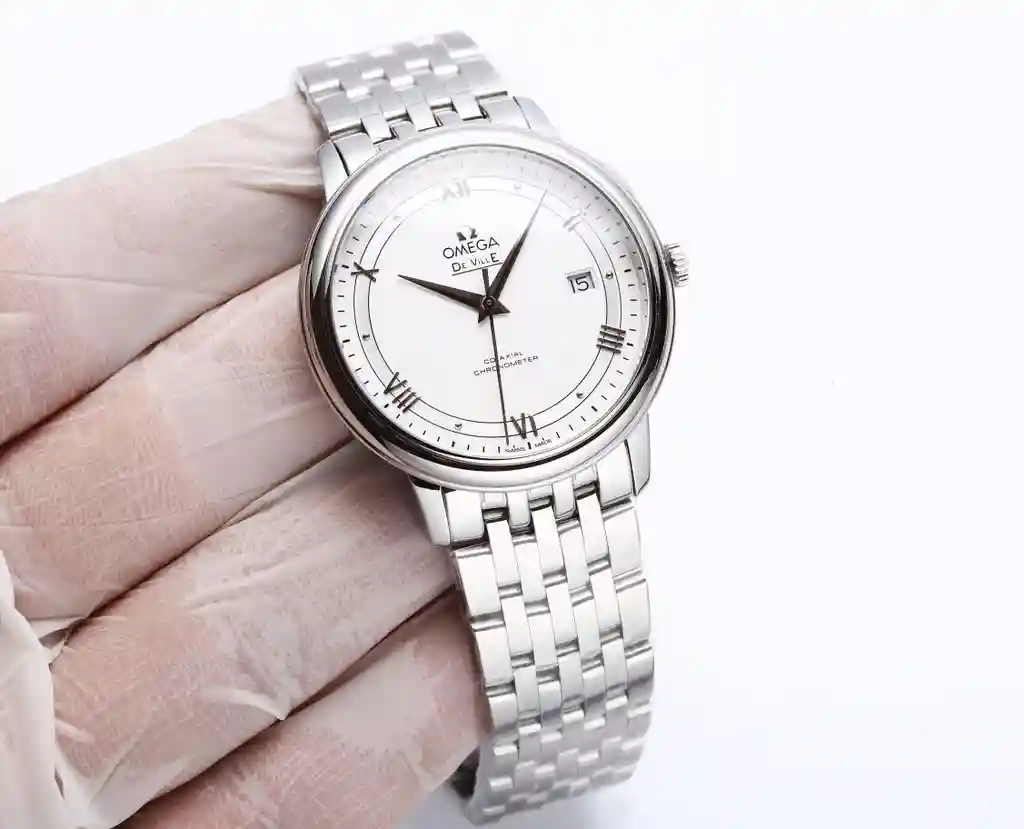 General Watches Omega Ou@mega watch men's watch with original fully automatic mechanical movement top 316 stainless steel case strap mineral super mirror diameter 40mm KK05350 2 view 8