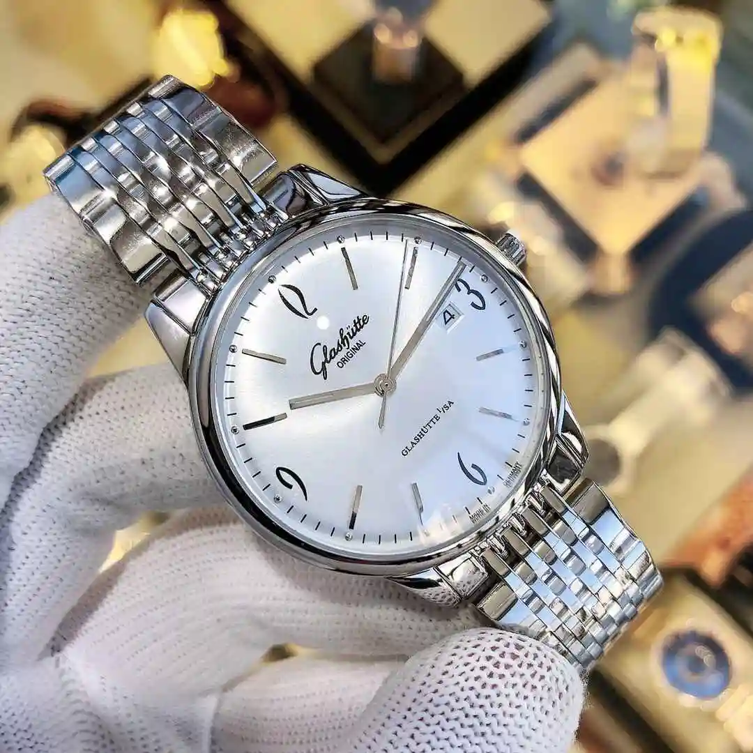 General Watches Glash tte Original white 500 gold 520 steel+20 Watch view 6