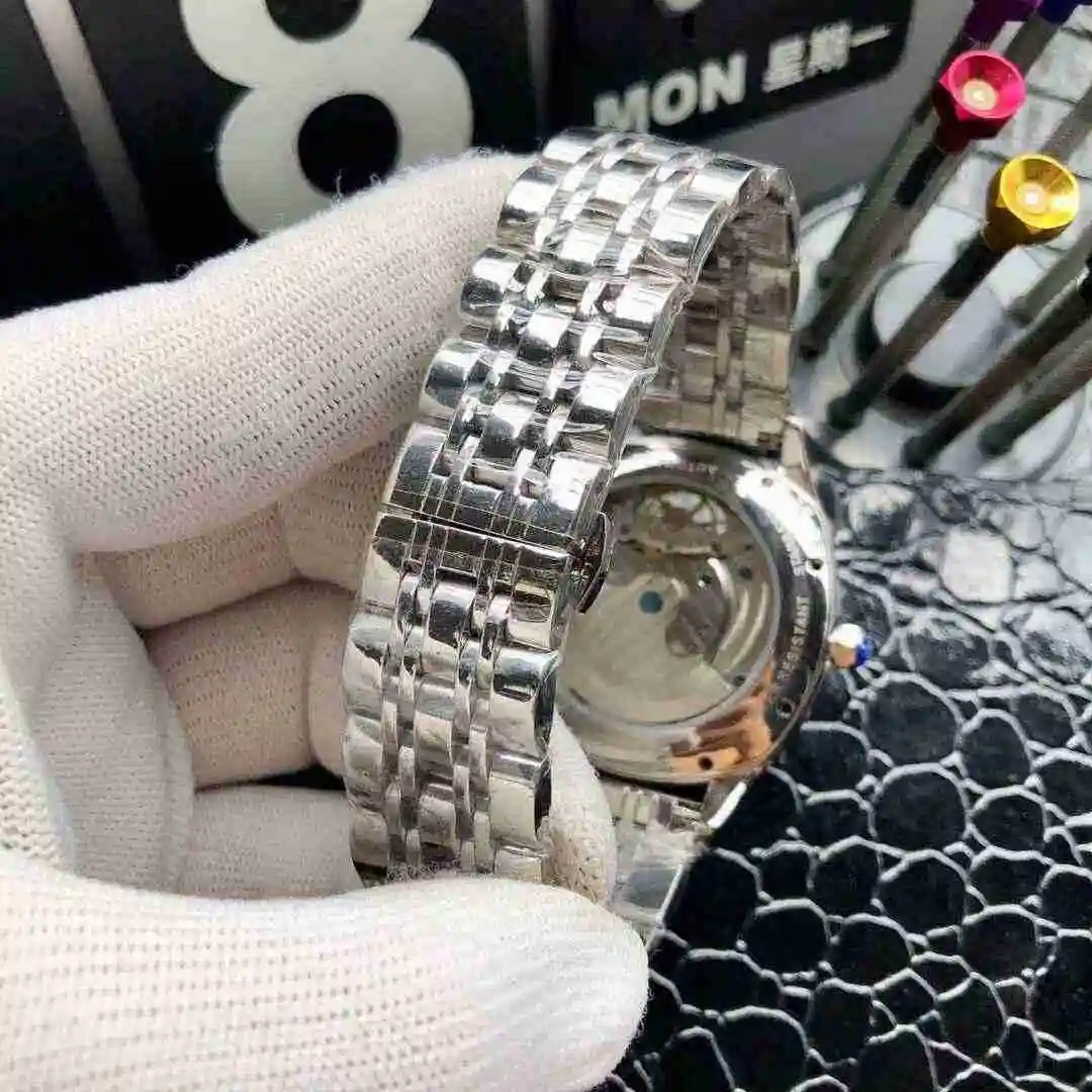 General Watches Cartier Watch Men's Watch Paired with Original Fully Automatic Mechanical Movement Top Grade 316 Precision Steel Case with Mineral Super Strong Mirror Diameter 42mm KK05250 1 view 2