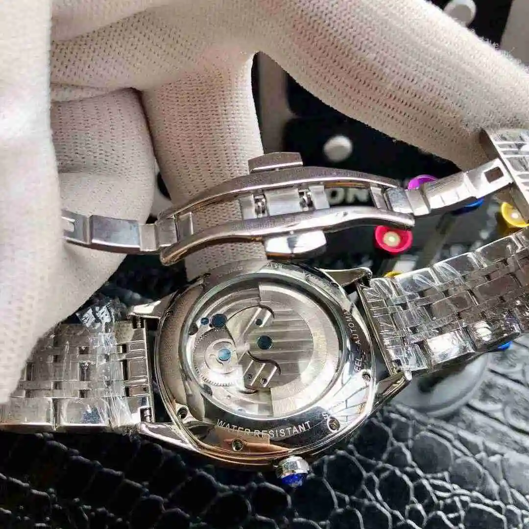General Watches Cartier Watch Men's Watch Paired with Original Fully Automatic Mechanical Movement Top Grade 316 Precision Steel Case with Mineral Super Strong Mirror Diameter 42mm KK05250 1 view 4