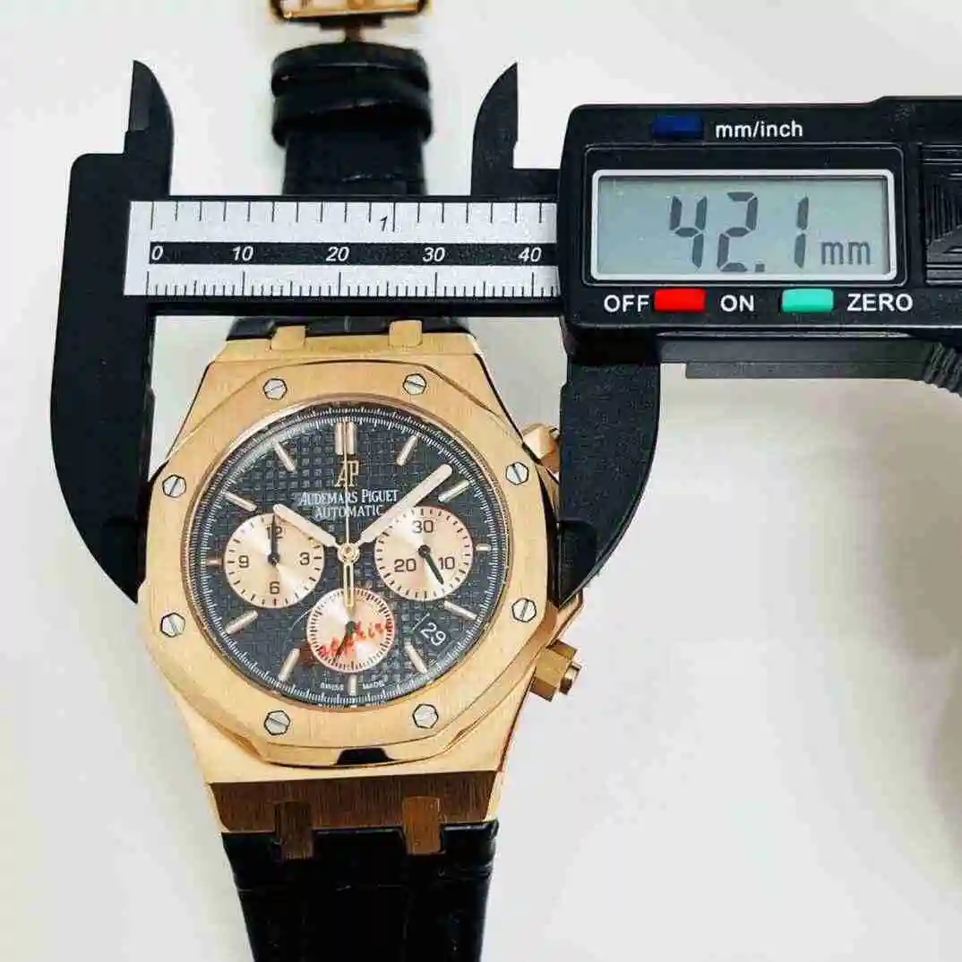 General Watches Audemars Piguet Aibi Watch Men's Watch Paired with Original Fully Automatic Mechanical Movement, Top Grade 316 Precision Steel Case with Mineral Super Strong Mirror Diameter 42mm KK04150 view 6