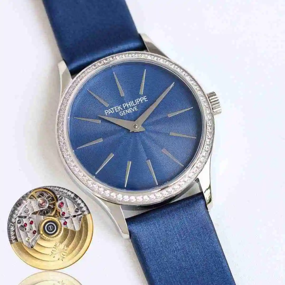 General Watches Patek Philippe Watch Women's Watch Paired with Original Fully Automatic Mechanical Movement Top Grade 316 Precision Steel Case with Mineral Super Strong Mirror Diameter 39mm kk012500 view 6