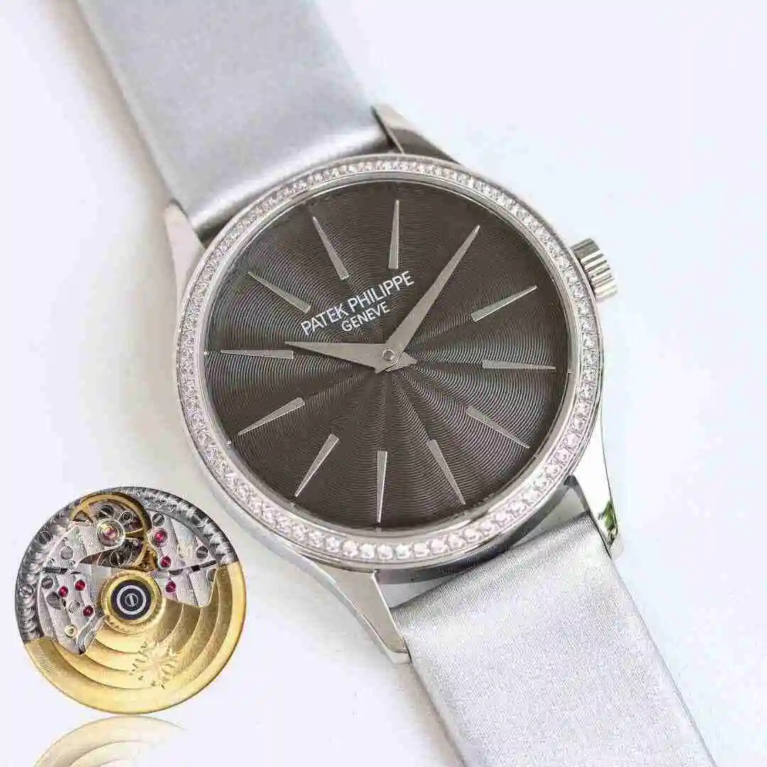 General Watches Patek Philippe Watch Women's Watch Paired with Original Fully Automatic Mechanical Movement Top Grade 316 Precision Steel Case with Mineral Super Strong Mirror Diameter 39mm kk012500 view 9