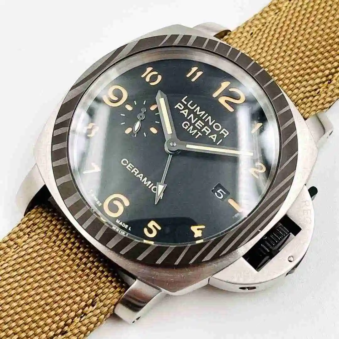 General Watches Panerai Peinahai Watch Men's Watch Paired with Original Fully Automatic Mechanical Movement Top Grade 316 Precision Steel Case with Mineral Super Strong Mirror Diameter 45mm KK05250 view 7