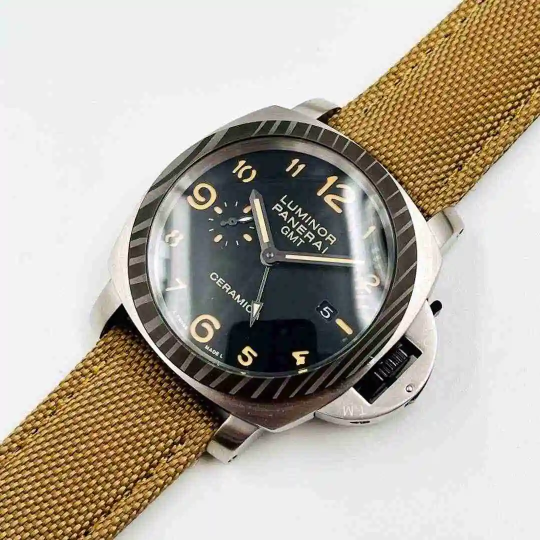 General Watches Panerai Peinahai Watch Men's Watch Paired with Original Fully Automatic Mechanical Movement Top Grade 316 Precision Steel Case with Mineral Super Strong Mirror Diameter 45mm KK05250 view 8