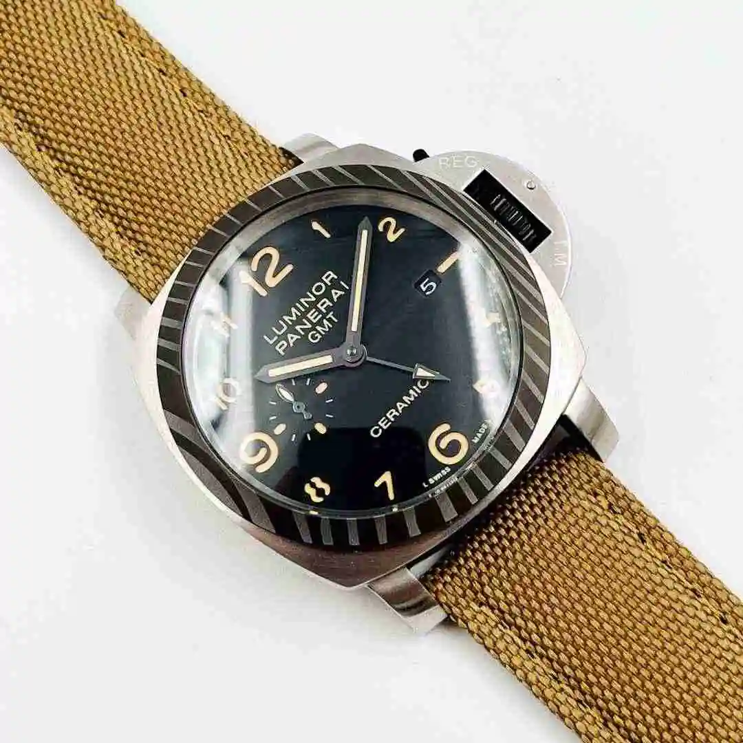 General Watches Panerai Peinahai Watch Men's Watch Paired with Original Fully Automatic Mechanical Movement Top Grade 316 Precision Steel Case with Mineral Super Strong Mirror Diameter 45mm KK05250 view 9