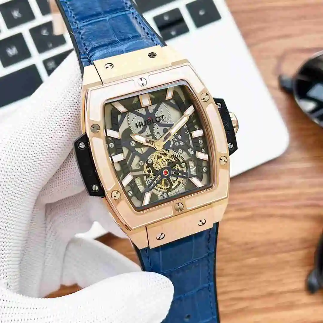 General Watches Hublot Hengbao Watch Men's Watch Paired with Original Fully Automatic Mechanical Movement Top Grade 316 Precision Steel Case with Mineral Super Strong Mirror Diameter 42mm KK05850 view 5