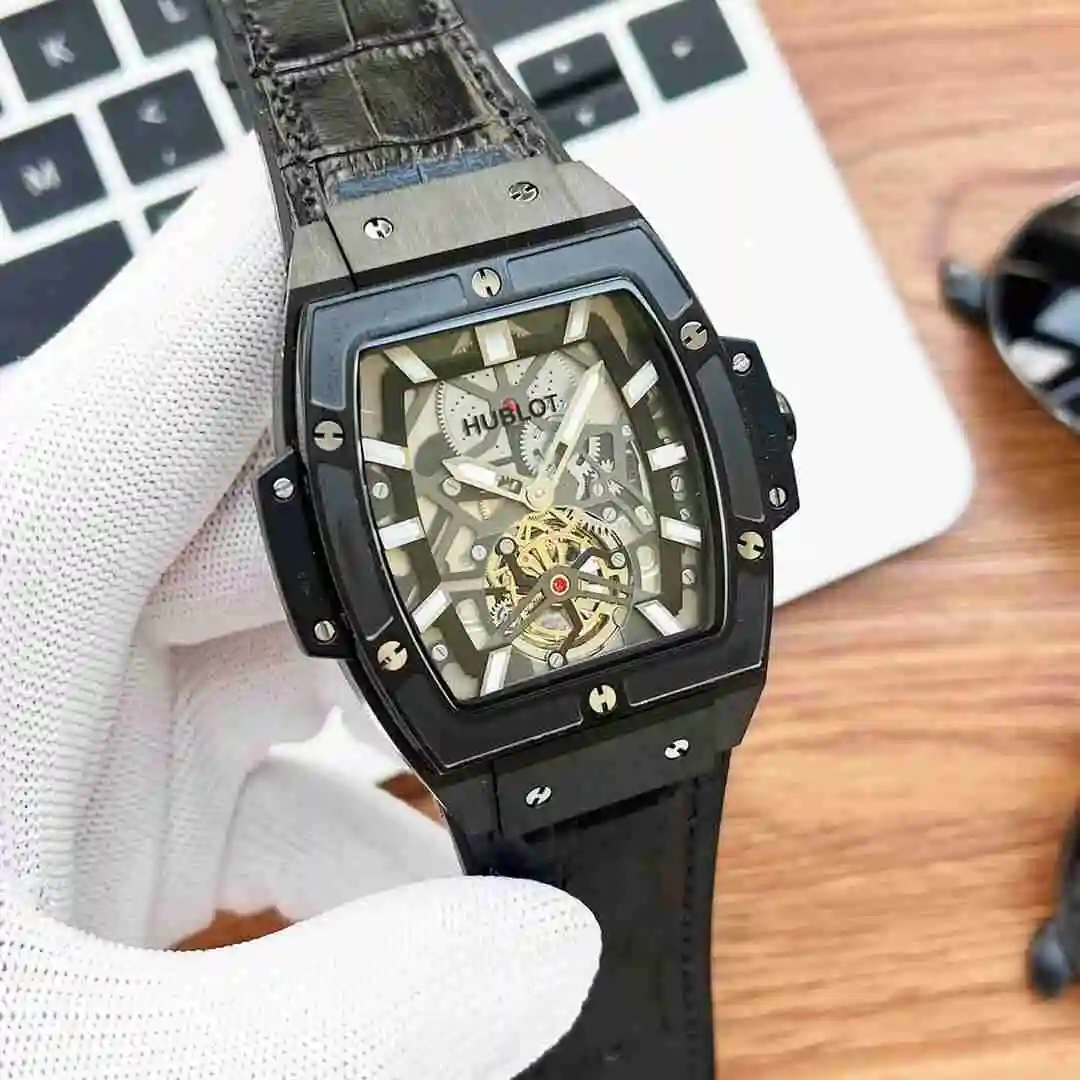 General Watches Hublot Hengbao Watch Men's Watch Paired with Original Fully Automatic Mechanical Movement Top Grade 316 Precision Steel Case with Mineral Super Strong Mirror Diameter 42mm KK05850 view 8