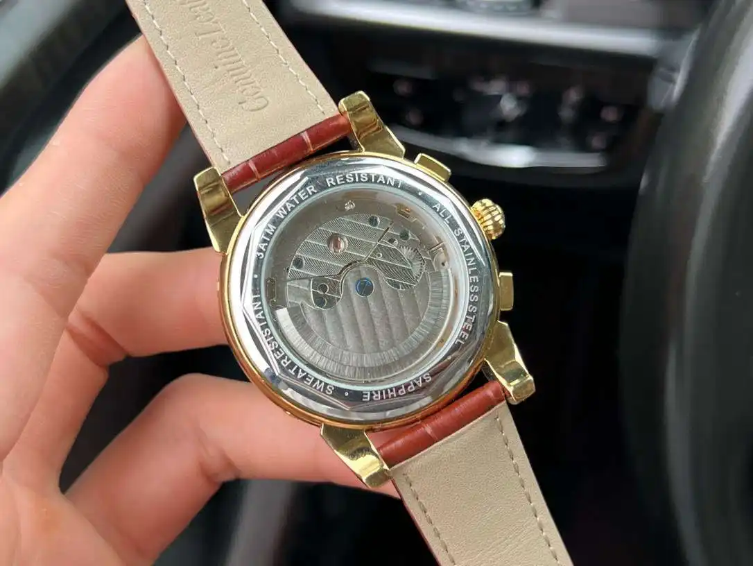 General Watches Watch, men's watch with original fully automatic mechanical movement, top-grade 316 stainless steel case and strap, mineral super mirror, diameter 42cm KK05750 1 view 3