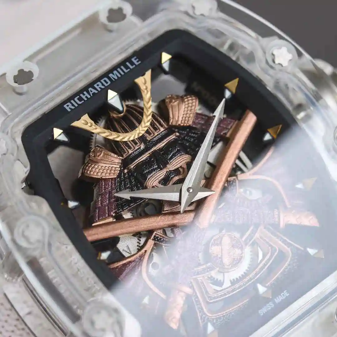 General Watches Richard Mille Richard Miller Watch Men's Watch Paired with Original Fully Automatic Mechanical Movement Top Grade 316 Precision Steel Case with Mineral Super Strong Mirror Diameter 47mm kk016500 view 6