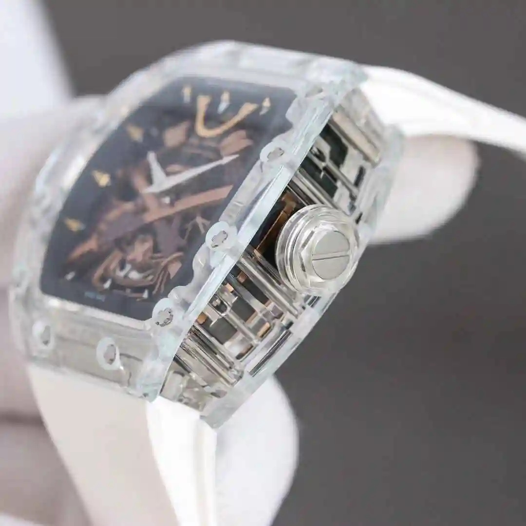 General Watches Richard Mille Richard Miller Watch Men's Watch Paired with Original Fully Automatic Mechanical Movement Top Grade 316 Precision Steel Case with Mineral Super Strong Mirror Diameter 47mm kk016500 view 7