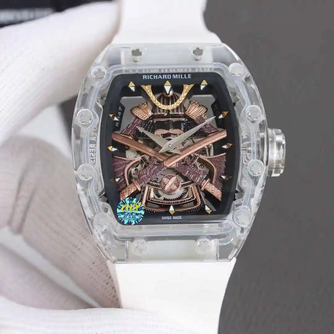 General Watches Richard Mille Richard Miller Watch Men's Watch Paired with Original Fully Automatic Mechanical Movement Top Grade 316 Precision Steel Case with Mineral Super Strong Mirror Diameter 47mm kk016500 view 9