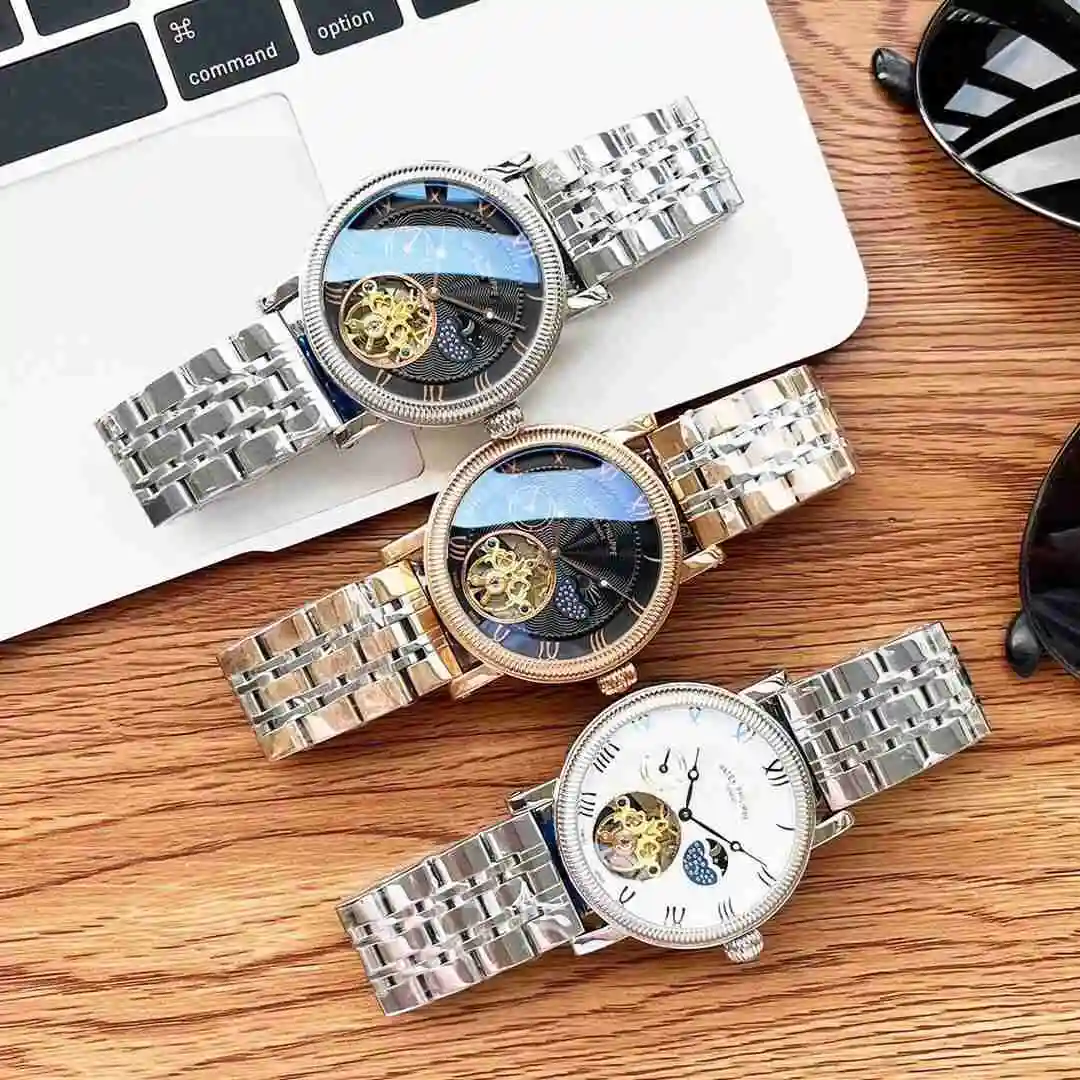 General Watches Patek Philippe Watch Men's Watch Paired with Original Fully Automatic Mechanical Movement Top Grade 316 Precision Steel Case Case with Mineral Super Strong Mirror Diameter 43mm KK05250 view 2