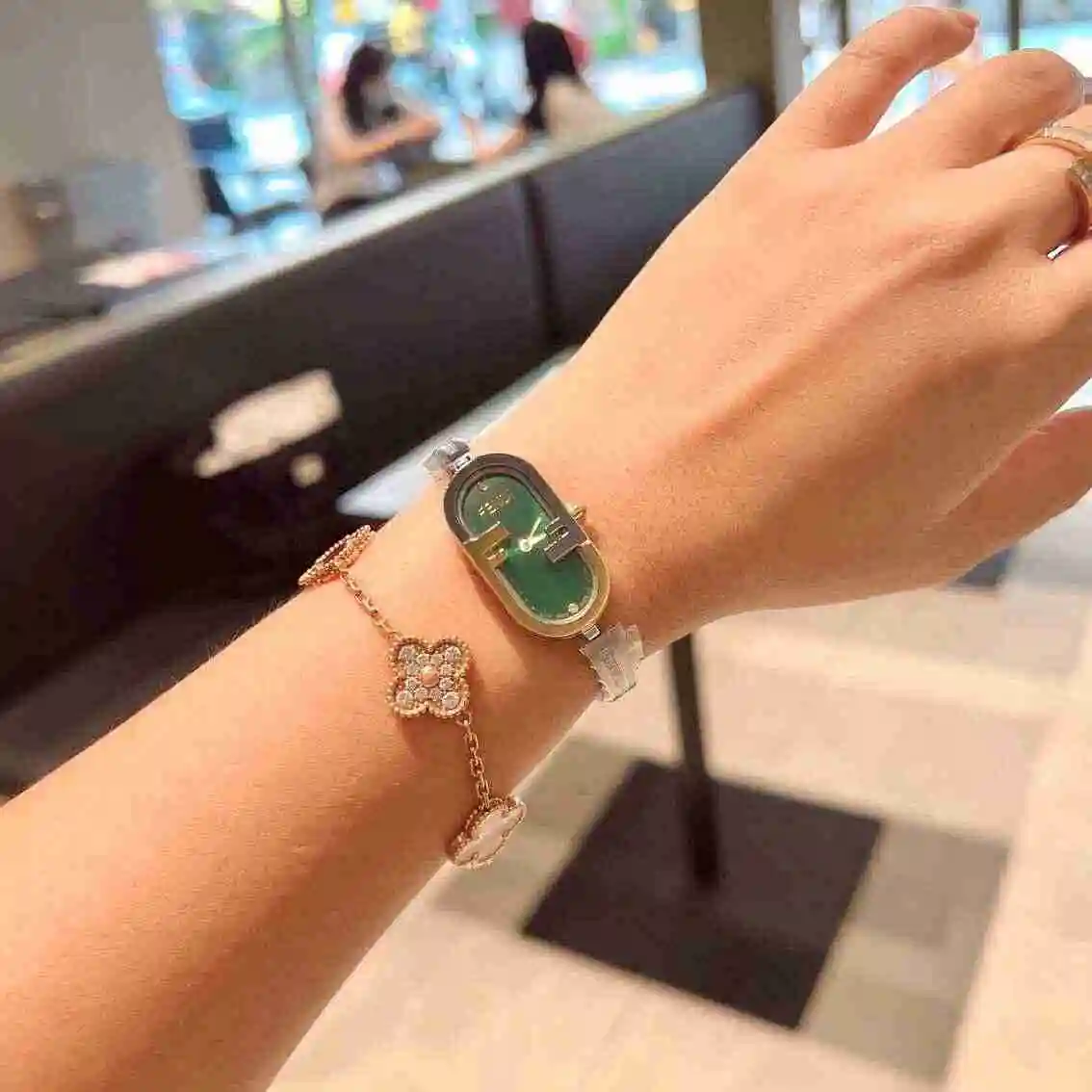 General Watches Fendi Fendi Watch Women's Watch Paired with Original Fully Automatic Mechanical Movement Top Grade 316 Precision Steel Case with Mineral Super Strong Mirror Diameter 17 x 32mm KK03650 1 view 4